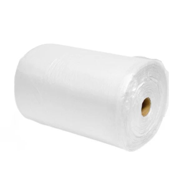 Clear Plastic Bags On Roll, 10" W x 15" H 10 Micron, 500 Bags/Roll, 4 Rolls/Case, 2000 Bags/Case