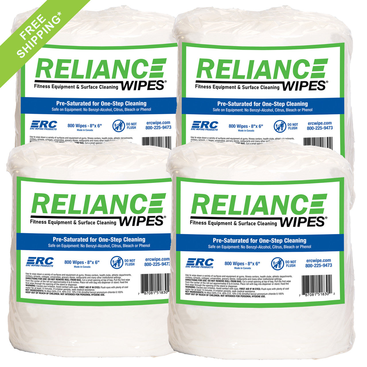 GYM WIPES 4 ROLLS